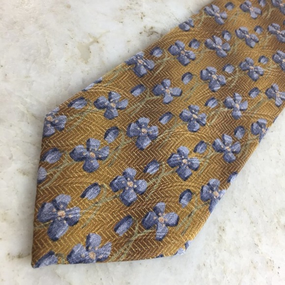 VILLA BOLGHERI Italian SILK TIE - Picture 8 of 11